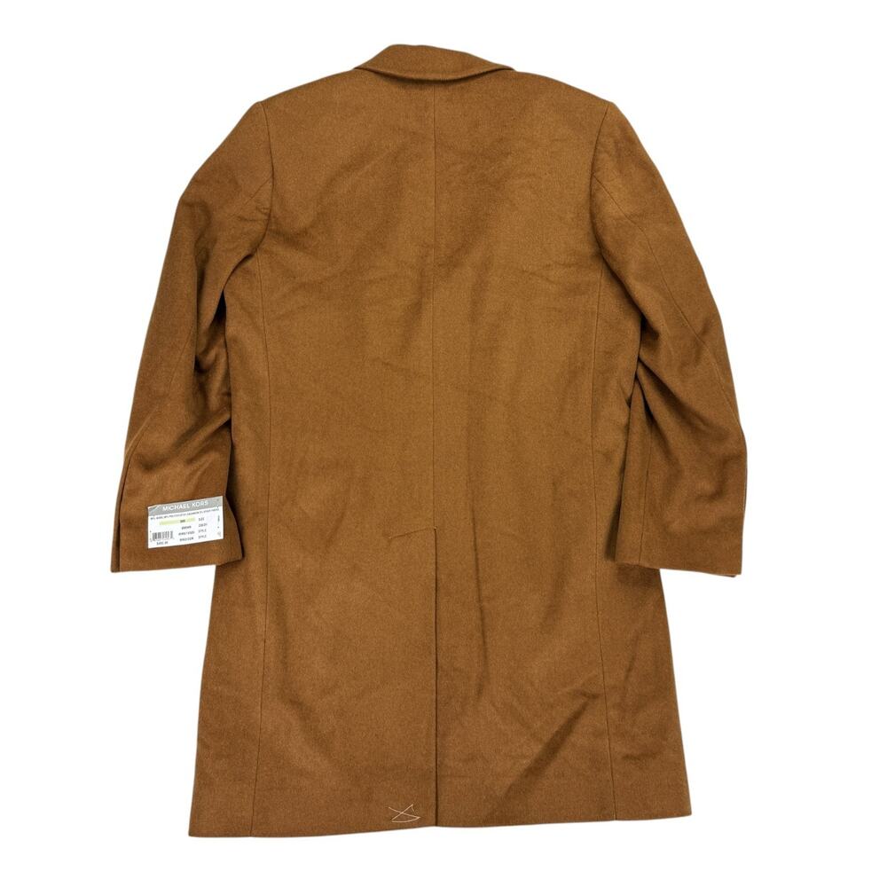 Michael Kors Mens Madison Wool Cashmere Modern Fit Overcoat Brown 38R - Picture 5 of 6